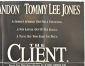 THE CLIENT (Top Right) Cinema Quad Movie Poster