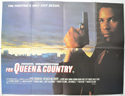 FOR QUEEN AND COUNTRY Cinema Quad Movie Poster