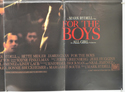 FOR THE BOYS (Bottom Right) Cinema Quad Movie Poster
