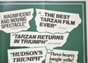 GREYSTOKE : THE LEGEND OF TARZAN (Top Right) Cinema Quad Movie Poster