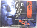 HEAR NO EVIL Cinema Quad Movie Poster