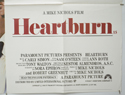 HEARTBURN (Bottom Right) Cinema Quad Movie Poster
