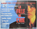 LA FILLE DE L’AIR Cinema Quad Movie Poster