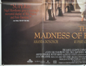 THE MADNESS OF KING GEORGE (Bottom Left) Cinema Quad Movie Poster