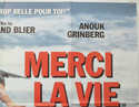 MERCI LA VIE (Top Right) Cinema Quad Movie Poster