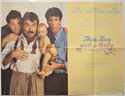 THREE MEN AND A BABY Cinema Quad Movie Poster