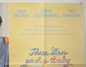 THREE MEN AND A BABY (Top Right) Cinema Quad Movie Poster
