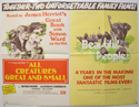 ALL CREATURES GREAT AND SMALL / BEAUTIFUL PEOPLE Cinema Quad Movie Poster