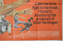 THE BIG BRAWL (Bottom Right) Cinema Quad Movie Poster