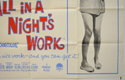 ALL IN A NIGHT’S WORK (Bottom Right) Cinema Quad Movie Poster