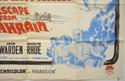ESCAPE FROM ZAHRAIN (Bottom Right) Cinema Quad Movie Poster