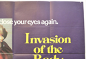 INVASION OF THE BODY SNATCHERS (Top Right) Cinema Quad Movie Poster