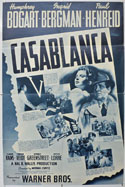 CASABLANCA Cinema One Sheet Movie Poster