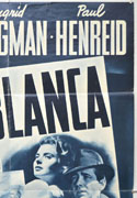 CASABLANCA (Top Right) Cinema One Sheet Movie Poster