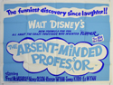 THE ABSENT MINDED PROFESSOR Cinema Quad Movie Poster