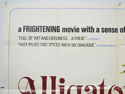 ALLIGATOR (Top Left) Cinema Quad Movie Poster