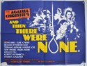 AND THEN THERE WERE NONE Cinema Quad Movie Poster