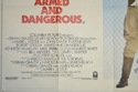 ARMED AND DANGEROUS (Bottom Left) Cinema Quad Movie Poster