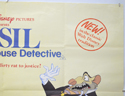 BASIL THE GREAT MOUSE DETECTIVE (Top Right) Cinema Quad Movie Poster
