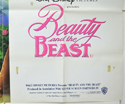 BEAUTY AND THE BEAST (Bottom Right) Cinema Quad Movie Poster
