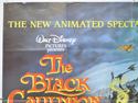 THE BLACK CAULDRON (Top Left) Cinema Quad Movie Poster