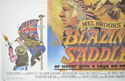 BLAZING SADDLES (Bottom Left) Cinema Quad Movie Poster