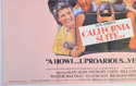 CALIFORNIA SUITE (Bottom Left) Cinema Quad Movie Poster