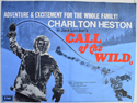 CALL OF THE WILD Cinema Quad Movie Poster