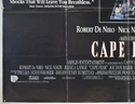 CAPE FEAR (Bottom Left) Cinema Quad Movie Poster