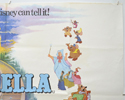 CINDERELLA (Top Right) Cinema Quad Movie Poster