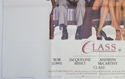 CLASS (Bottom Left) Cinema Quad Movie Poster