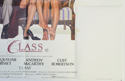 CLASS (Bottom Right) Cinema Quad Movie Poster