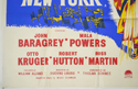 COLOSSUS OF NEW YORK (Bottom Left) Cinema Quad Movie Poster