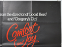 COMFORT AND JOY (Top Right) Cinema Quad Movie Poster
