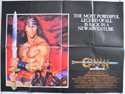 CONAN THE DESTROYER Cinema Quad Movie Poster