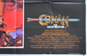 CONAN THE DESTROYER (Bottom Right) Cinema Quad Movie Poster