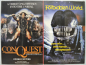 CONQUEST / FORBIDDEN WORLD Cinema Quad Movie Poster