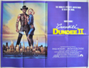 CROCODILE DUNDEE II Cinema Quad Movie Poster