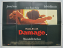 DAMAGE Cinema Quad Movie Poster