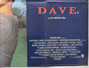 DAVE (Bottom Right) Cinema Quad Movie Poster