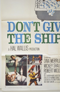 DON’T GIVE UP THE SHIP (Bottom Left) Cinema One Sheet Movie Poster