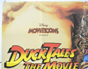 DUCKTALES THE MOVIE: TREASURE OF THE LOST LAMP (Top Left) Cinema Quad Movie Poster