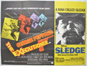 THE EXECUTIONER / A MAN CALLED SLEDGE Cinema Quad Movie Poster