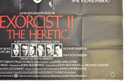 EXORCIST II : THE HERETIC (Bottom Right) Cinema Quad Movie Poster