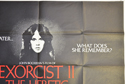 EXORCIST II : THE HERETIC (Top Right) Cinema Quad Movie Poster