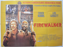 FIREWALKER Cinema Quad Movie Poster