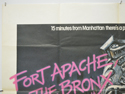 FORT APACHE, THE BRONX (Top Left) Cinema Quad Movie Poster