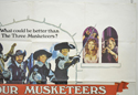 THE FOUR MUSKETEERS (Top Right) Cinema Quad Movie Poster