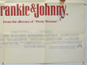 FRANKIE AND JOHNNY (Bottom Right) Cinema Quad Movie Poster