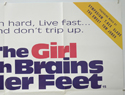 THE GIRL WITH BRAINS IN HER FEET (Top Right) Cinema Quad Movie Poster
